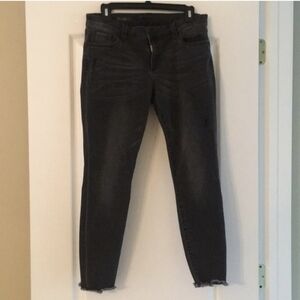 Kut From The Kloth Skinny Jeans Black Wash Sz 10P